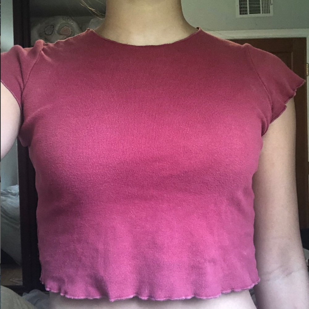 Red Brandy Cropped T-Shirt